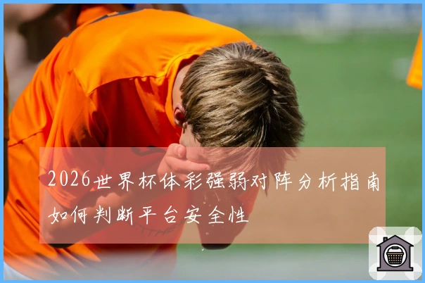2026世界杯体彩强弱对阵分析指南如何判断平台安全性